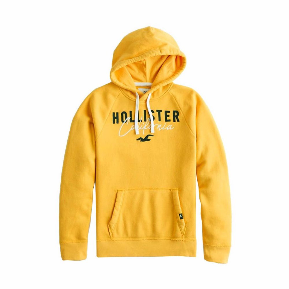 Yellow Hollister California Hoodie